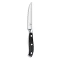 Victorinox Grand Maitre Wavy Edge Forged Steak Knife, Black, 7.7203.12WG