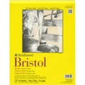 Strathmore 342-11 300 Series Bristol Smooth Pad, 11"x14" Tape Bound, 20 Sheets