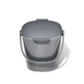 OXO Good Grips Easy-Clean Compost Bin - Charcoal - 0.75 Gal/2.83 L, Gray