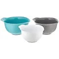 KitchenAid Universal Mixing Bowls, Set of 3, Aqua Sky