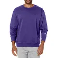 Champion Men's Powerblend Pullover Sweatshirt, Purple, Medium