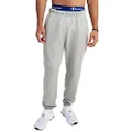 Champion Men's Sweatpants, Reverse Weave, Heavyweight Fleece Sweatpants for Men, 30", Oxford Gray C Logo, Large