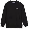 Fila Unisex Arlo Crew Sweatshirt, Black, Size 2X-Large