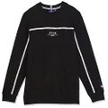 Fila Unisex Urban Crew Sweatshirt, Black, Size Medium