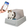 PetSafe ScoopFree Smart Covered Self Cleaning Cat Litter Box - Smart Phone App Connected Automatic System