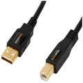 AmazonBasics USB 2.0 Cable - A-Male to B-Male - 16 Feet (4.8 Meters)