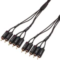 AmazonBasics Component Video Cable with Audio - 6 Feet