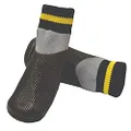 ZEEZ Waterproof Non-Slip Pet Sock, Black, X-Large (5 x 12cm)