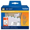 Brother Genuine DK-1247 Die-Cut Large Shipping White Paper Labels for Brother QL Label Printers – 180 Labels per Roll 4.07” x 6.4” (103mm x 164 mm)