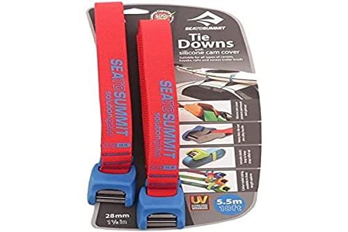 Sea to Summit Tie-Down Straps with Silicone Cam Cover (Pair), 18 feet