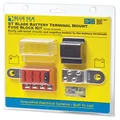 Blue Sea Systems Fuse Block ST Blade Battery Terminal Mount 4 Circuit Kit, 5024