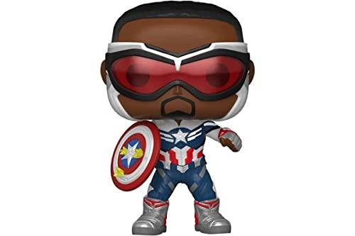 Funko PoP! The Falcon and The Winter Soldier - Captain America Year of The Shield Vinyl Figure, 10 cm Height