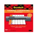 Scotch Thermal Laminating Pouches, 8.9 x 11.4-Inches, 3 Mil Thick, 100-Pack (TP3854-100)