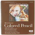 Strathmore 400 Series Colored Pencil Pad, 11"x14" Wire Bound, 30 Sheets