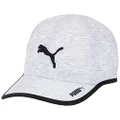 PUMA Women's Evercat Running Cap, Deep White/Black, One Size