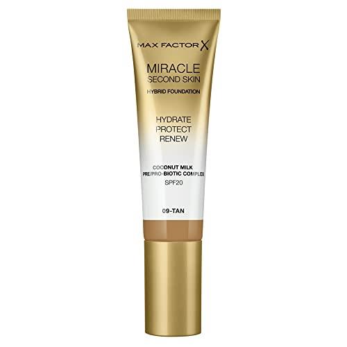 Max Factor Miracle Second Skin Foundation #09 Tan 30ML