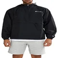 Champion Men's Packable ¼ Zip Jacket, Black, X-Large