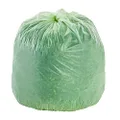 Stout EcoSafe-6400 Compostable Bags, 13 Gallons, 0.85 milliliters, 24 x 30, Green, 45/Carton (E2430E85)