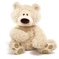 GUND 319927 - Philbin Beige Bear 47cm Stuffed Plush Toy,46 x 33 x 28cm