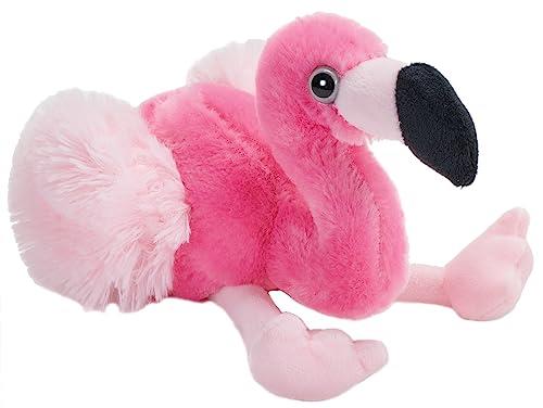 Wild Republic Flamingo Plush, Stuffed Animal, Plush Toy, Gifts for Kids, Hug'ems, 7" , Pink