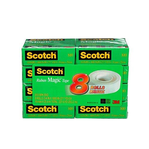 Scotch Magic Tape 810-8Pk-Bxd (Pack of 8)