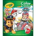 CRAYOLA 1833610 Color & Sticker Book - Paw Patrol (04-6920)
