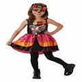 Rubie's Official Sugar Skull Day of the Dead Halloween Girls Costume, Childs Size Large 7-8 Years