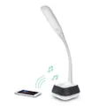 mbeat Activiva Bluetooth Desk Lamp LED Wireless Speaker Touch Control Lightning Brightness White