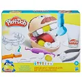 Play-Doh - Drill 'N Fill Dentist - with Cavity and Metallic Colored Modeling Compound, 10 Tools, 8 x 55g Tubs of Non-Toxic Modelling Dough - Kids Sensory Toys - Arts and Crafts Activities - Ages 3+