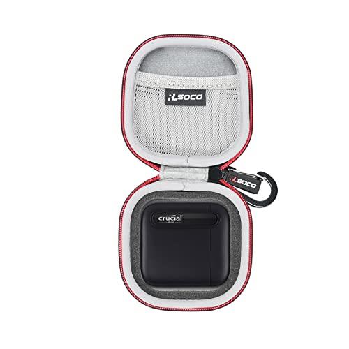 RLSOCO Hard Case for Crucial X9/X9 Pro/X10/X10 Pro/X6 Portable SSD,8TB/6TB/4TB/2TB/1TB/500GB External Solid State Drive