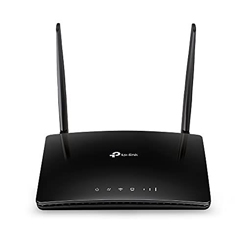 TP-Link AC1200 4G LTE Router, 4G Network, Wireless, Dual Band, Up to 300 Mbps, SIM Card Slot, Connects Up to 64 Devices, No Configurations Required, WiFi Router Mode (Archer MR400)