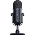 Razer Seiren V2 Pro USB Microphone for Streaming, Gaming, Recording, Podcasting on PC, Twitch, YouTube: High Pass Filter - Mic Monitoring and Gain Control - Built-in Shock Absorber and Mic Windsock