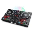 Numark Party Mix II - DJ Controller with Party Lights, DJ Set with 2 Decks, DJ Mixer, Audio Interface and USB Connectivity + Serato DJ Lite