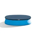 Intex 15ft Easy Set Cover 4P UV Resistant PVC w/Rope Tie for Swimming Pool Blue