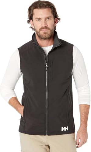 Helly Hansen Men's Paramount Softshell Vest, 990 Black, Medium
