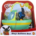 Bing 3581 Time, CBeebies, Wind Up Bath, Floating Boat, Squirts Water, Tough, Colourful, Well Made Toy, Ages 12 Months +
