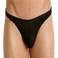 Jack Adams Womens Bikini Thong Bikini Style Underwear - Black - Small