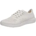 Crocs Women's LiteRide Pacer Sneaker, Almost White, US 11