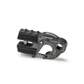 Factor 55 Ultrahook Closed System Shackle Pin Mount, Designed for Steel Cables and Synthetic Ropes - Gray