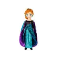 Disney Store Anna Frozen 2 Rag Doll with Printed Dress and Embroidered Facial Features Suitable for All Ages 46 cm