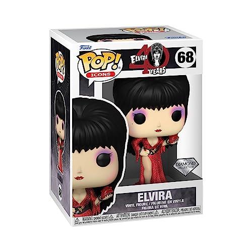 FUNKO POP! ICONS: Elvira 40th Elvira (Diamond Glitter)