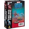 Atomic Mass Games Marvel Crisis Protocol Scarlet Witch and Quicksilver Miniatures
