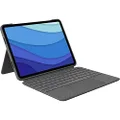 Logitech Combo Touch iPad Pro 11-inch (1st, 2nd, 3rd, 4th gen - 2018, 2020, 2021, 2022) Keyboard Case - Detachable Backlit Keyboard, Click-Anywhere Trackpad
