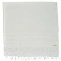 Bersuse 100% Cotton - Anatolia XL Blanket Turkish Towel - 61X82 Inches, White