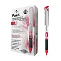 Pentel Energel Liquid Gel Pen 0.7mm Medium Nib Red Ink, Box Of 12 Pens (BL17-B)