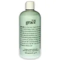 philosophy Living Grace Shampoo Shower Gel & Bubble Bath, Grey, Lily, Single, 480 ml