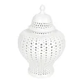 Café Lighting and Living Minx Temple Jar, Medium White