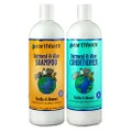 Earthbath Oatmeal & Aloe Shampoo/Conditioner Bundle (Vanilla & Almond) - (1) 16 OZ Shampoo (1) 16 OZ Conditioner