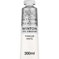 Winsor & Newton Winton Oil Colour Paint, 200ml Tube, Titanium White (Pack of 1), 1437644