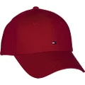 Tommy Hilfiger Men's Classic Baseball Cap, Apple Red, ONE
